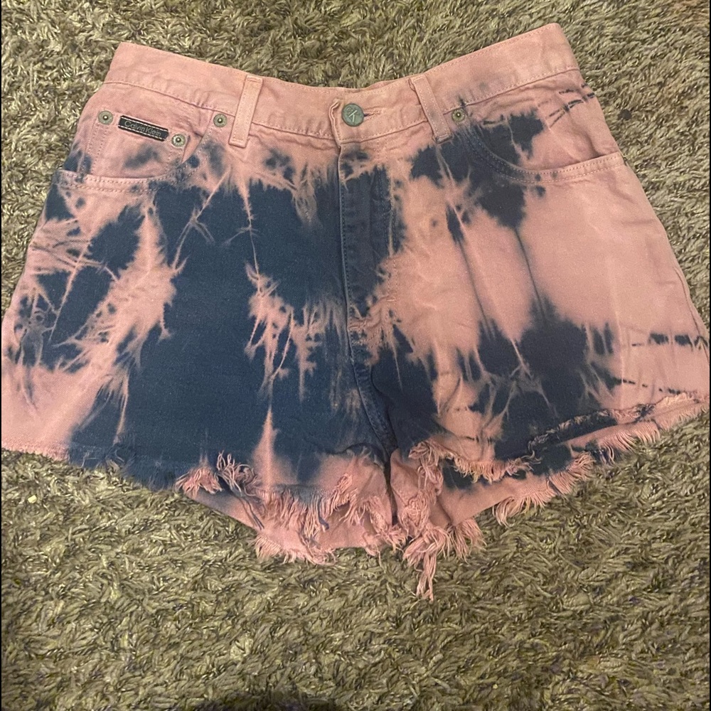 Calvin Klein Tie-Dye Jean shorts sz5